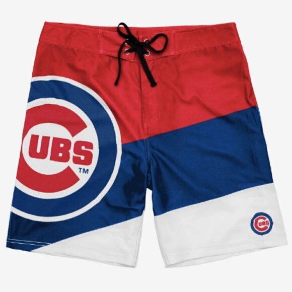 Chicago Cubs Color Dive Board Shorts Men's Size 36 - Picture 6 of 6
